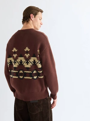 Wrangler Relaxed Pullover Sweater Bitter Chocolate