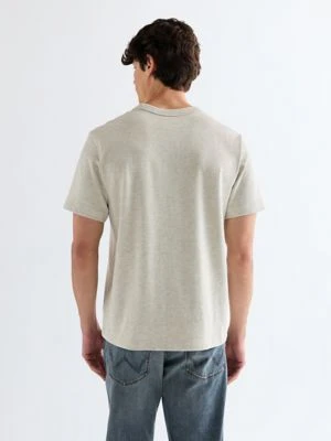 Wrangler Relaxed Solid Tee Oat Mel Size