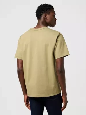 Wrangler Short Sleeve Relaxed Solid Tee Aloe Size