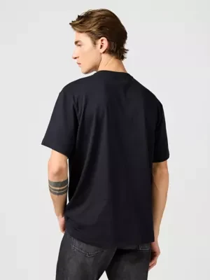 Wrangler Short Sleeve Solid Tee Black Size