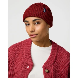 Wrangler Sign Off Beanie Fired Brick Size One Size