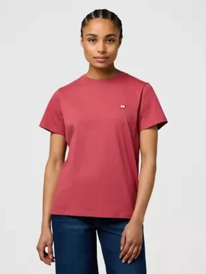 Zdjęcie produktu Wrangler Slim Sign Off Tee Earth Red Size