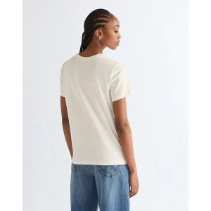 Wrangler Slim Sign Off Tee Worn White Size