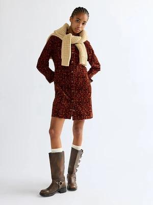 Wrangler Slim Western Dress Cross Stitch Floral