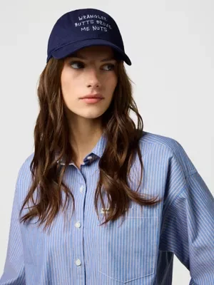 Wrangler Slogan Cap Dark Navy Size