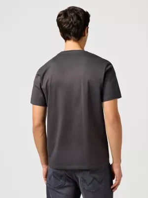 Wrangler Small Graphic Tee Faded Black Size