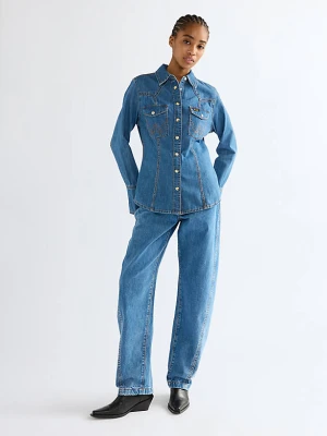 Wrangler Super Wrangler Barrel Jean Cowboy Fade Size 32 x32