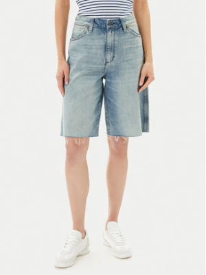 Wrangler Szorty jeansowe Jort 112362710 Niebieski Relaxed Fit