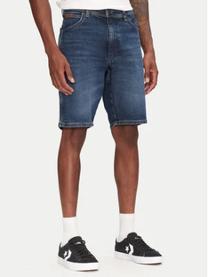 Wrangler Szorty jeansowe Texas 112362506 Granatowy Regular Fit