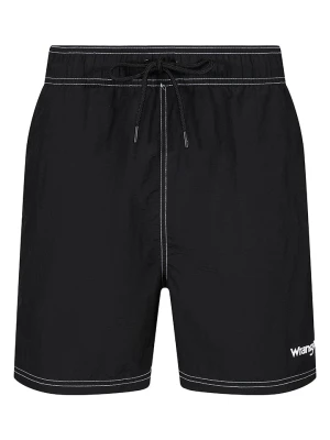 Wrangler Szorty kąpielowe "Lima" w kolorze czarnym rozmiar: L
