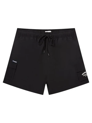 Wrangler Szorty kąpielowe "Nautilus" w kolorze czarnym rozmiar: L