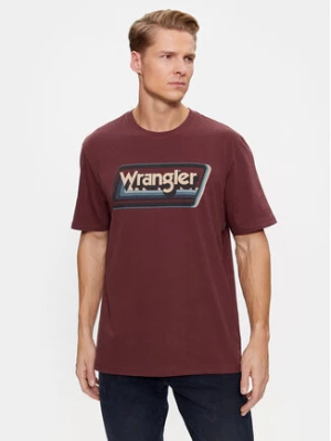 Wrangler T-Shirt 112341242 Brązowy Relaxed Fit