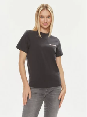 Wrangler T-Shirt 112350315 Czarny Regular Fit