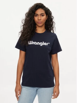 Wrangler T-Shirt 112352289 Granatowy Regular Fit