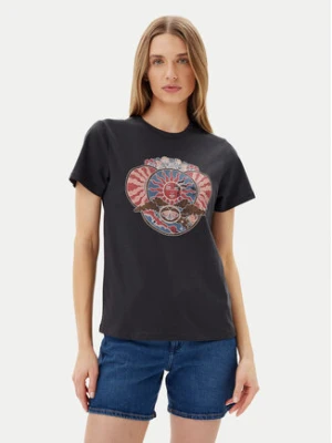 Wrangler T-Shirt Graphic 112362563 Czarny Regular Fit