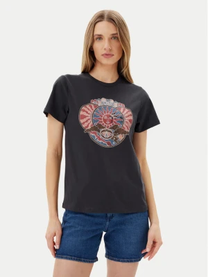 Wrangler T-Shirt Graphic 112362563 Czarny Regular Fit