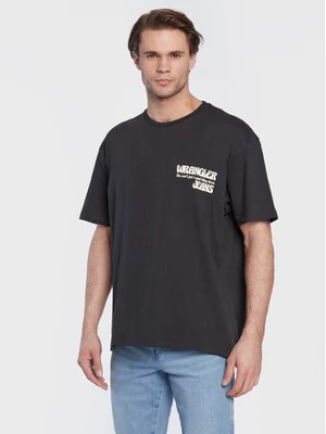 Wrangler T-Shirt Slogan W70NEEXV6 112321205 Czarny Relaxed Fit