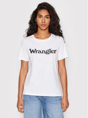 Wrangler T-Shirt W7N4GH989 112146405 Biały Regular Fit