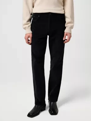 Wrangler Texas Corduroy Straight Pant Black Size 36 x34