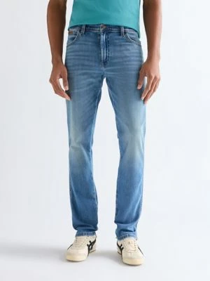 Wrangler Texas Slim Low Stretch Tough Lite Jean Harbor Blue Size 38 x34