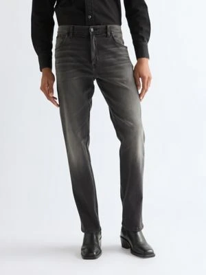 Wrangler Texas Straight High Stretch Jean Raven Ash Size 42 x34