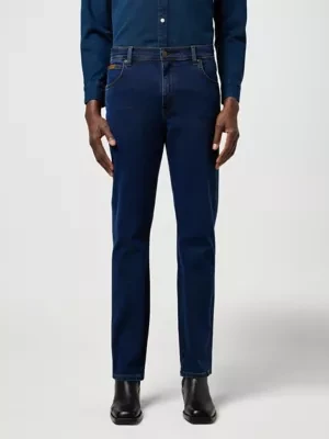 Wrangler Texas Straight High Stretch Jean Rustic Navy Size 48 x34