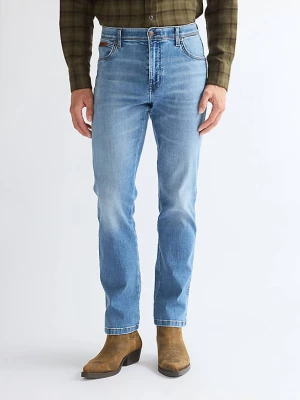 Wrangler Texas Straight High Stretch Jean Texas Sky Size 42 x34