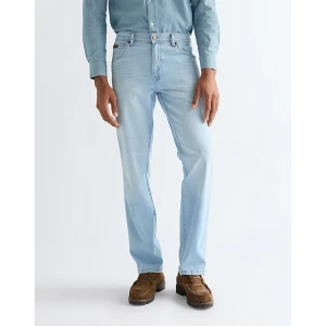 Wrangler Texas Straight Lightweight Low Stretch Jean Bleach Size 42 x34