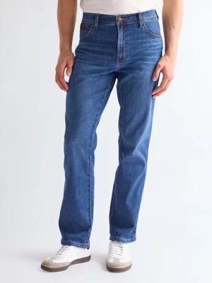 Wrangler Texas Straight Medium Stretch Jean Mid Visual Size 42 x34