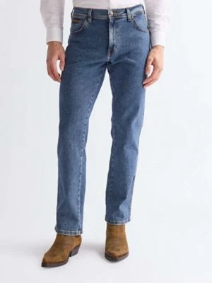 Wrangler Texas Straight Medium Stretch Jean Stonewash Size 33 x36