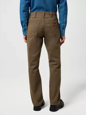 Wrangler Texas Straight Non Denim Pant Tarmac Size 44 x32