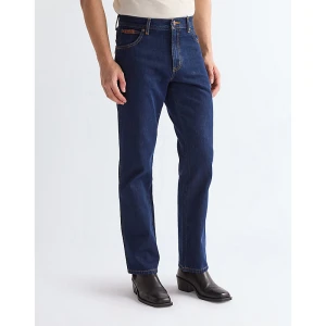 Wrangler Texas Straight Non Stretch Jean Darkstone Size 42 x36
