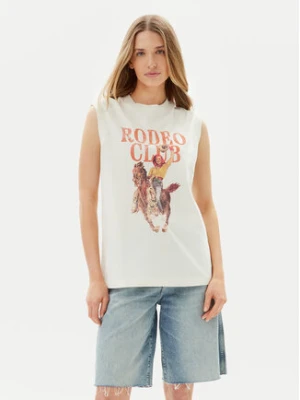 Wrangler Top Muscle 112362574 Biały Relaxed Fit