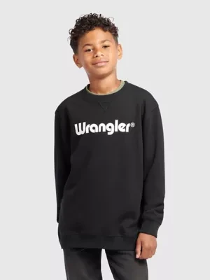 Wrangler Tubular Crew Hoodie Black Size 9/10
