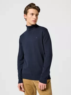 Wrangler Turtleneck Dark Navy Size