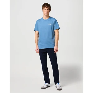 Wrangler Two-Pack Regular Sign Off Tees Captains Blue&White Size