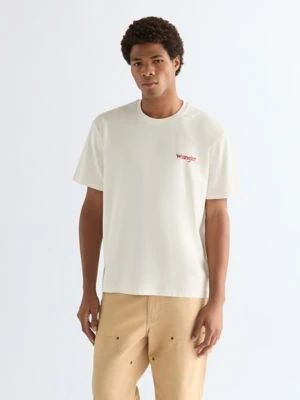 Wrangler Vintage Tee Worn White Size