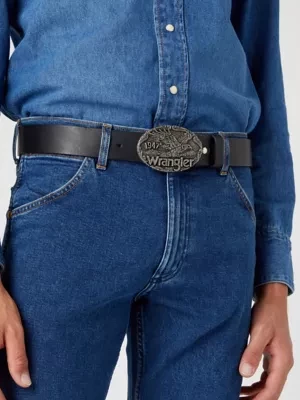 Wrangler W Eagle Belt Black Size