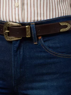 Wrangler Western Belt Brown Size