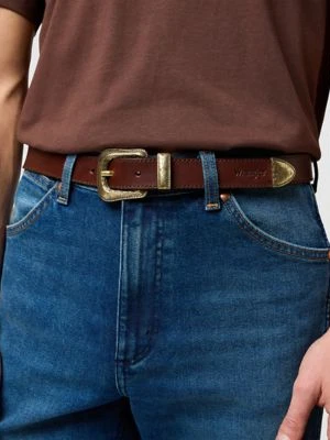 Wrangler Western Leather Belt Brown Size