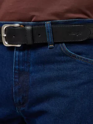 Wrangler Western Stitch Belt Black Size