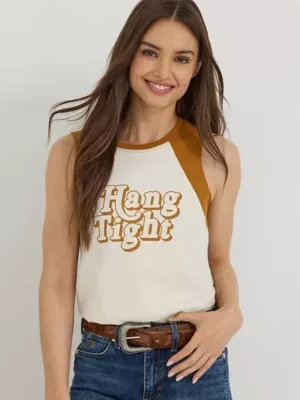 Wrangler Wrangler Lainey Wilson Hang Tight Tank Egret Size