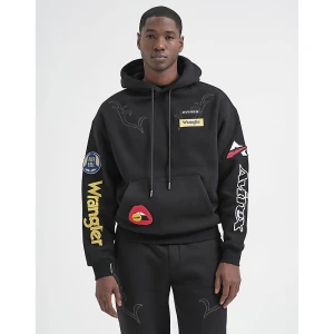 Wrangler Wrangler® x Avirex® Hoodie Black Size