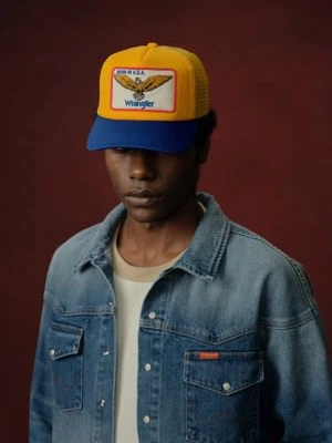 Wrangler Wrangler® x Cherry Trucker Hat Yellow Size