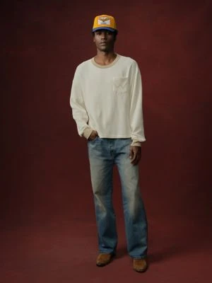 Wrangler Wrangler® x Cherry Wide Leg Jean Denim Size 34 x32