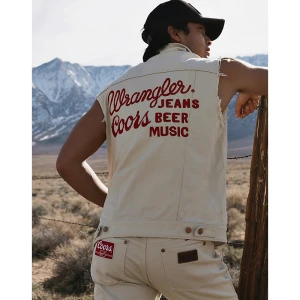 Wrangler Wrangler® x Coors® 13MWZ Original Cowboy Cut Jean Ecru Size 36 x32