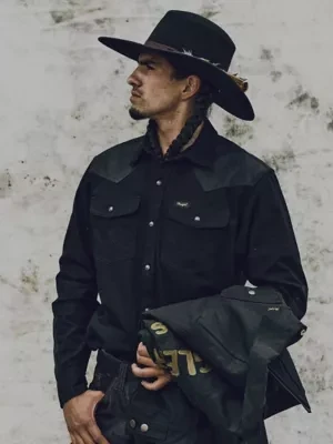Wrangler Wrangler x Filson Adventure Shirt Black Size XL x0
