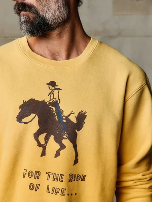 Wrangler Wrangler x Imogene + Willie Ride Of Life Sweatshirt Yellow
