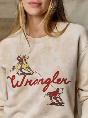 Wrangler Wrangler x Imogene + Willie Roped Sweatshirt White