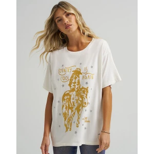 Zdjęcie produktu Wrangler Wrangler x Lainey Wilson Country Is Cool Oversized Tee White Size